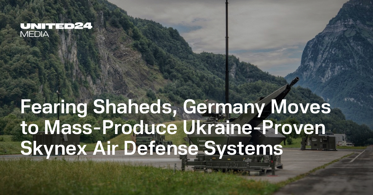 Fearing Shaheds, Germany Moves to Mass-Produce Ukraine-Proven Skynex Air Defense Systems