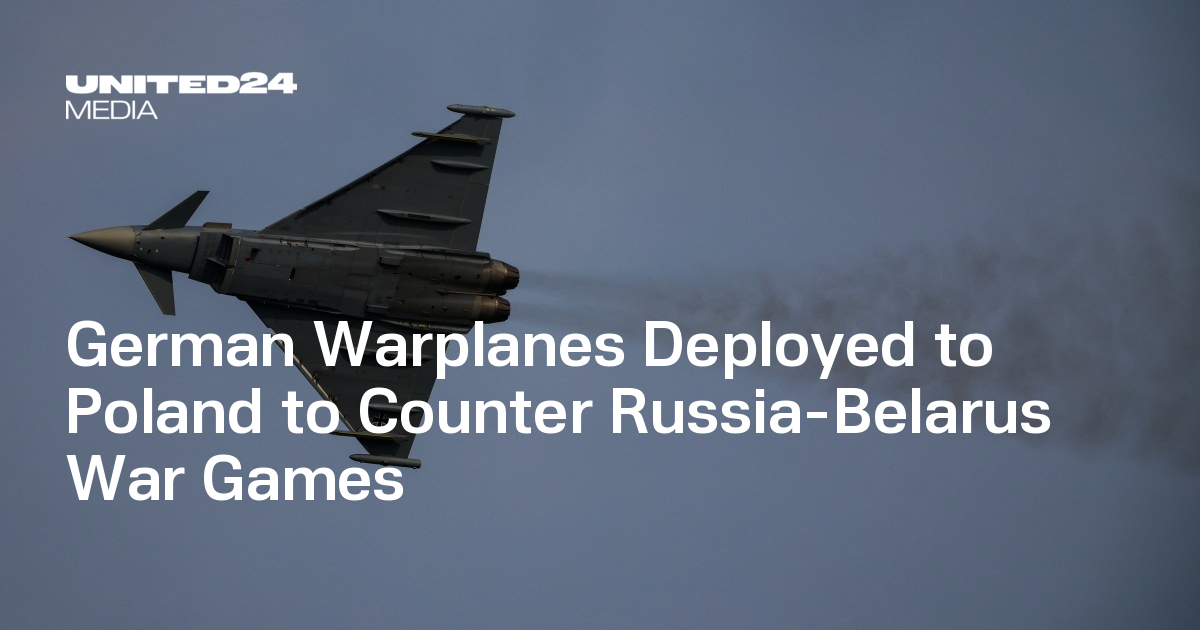 Deutsche Kampfflugzeuge, die nach Polen eingesetzt wurden, um gegen Russland-Belarus-Kriegsspiele entgegenzuwirken