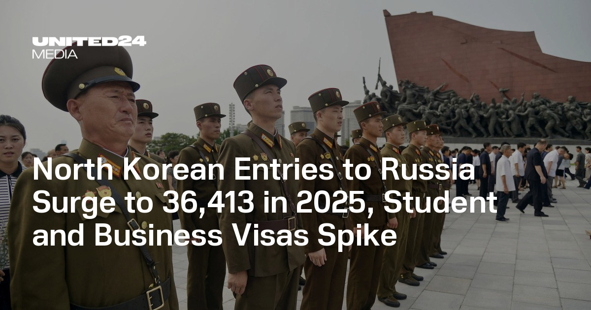 North Korean Entries to Russia Surge to 36,413 in 2025, Student and Business Visas Spike