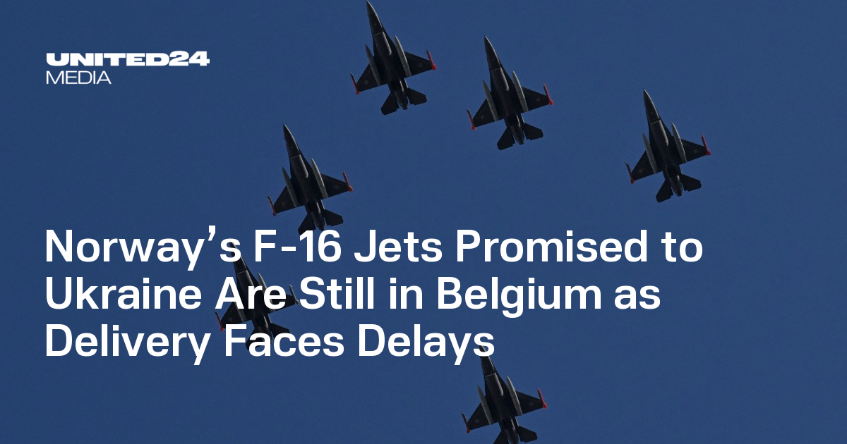Norway’s F-16 Jets Promised to Ukraine Are Still in Belgium as Delivery Faces Delays