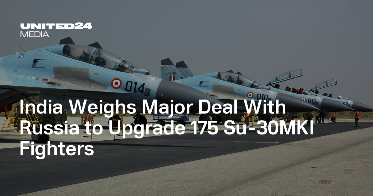 India Weighs Major Deal With Russia to Upgrade 175 Su-30MKI Fighters