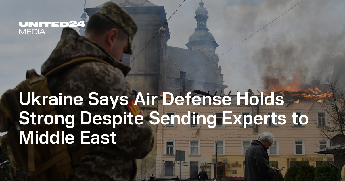 Ukraine Says Air Defense Holds Strong Despite Sending Experts to Middle East
