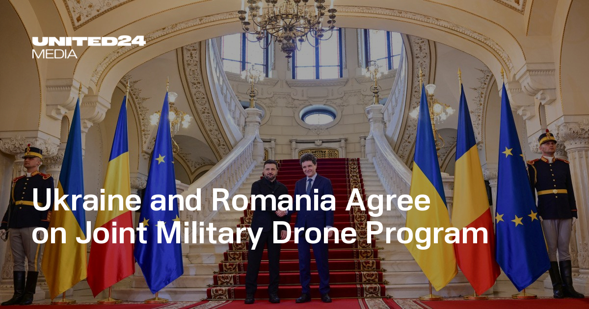 Ukraine and Romania Agree on Joint Military Drone Program