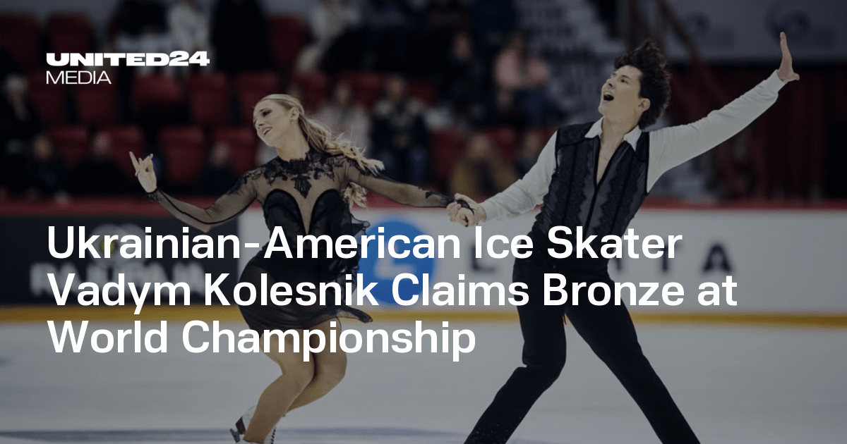 Ukrainian-American Ice Skater Vadym Kolesnik Claims Bronze at World Championship