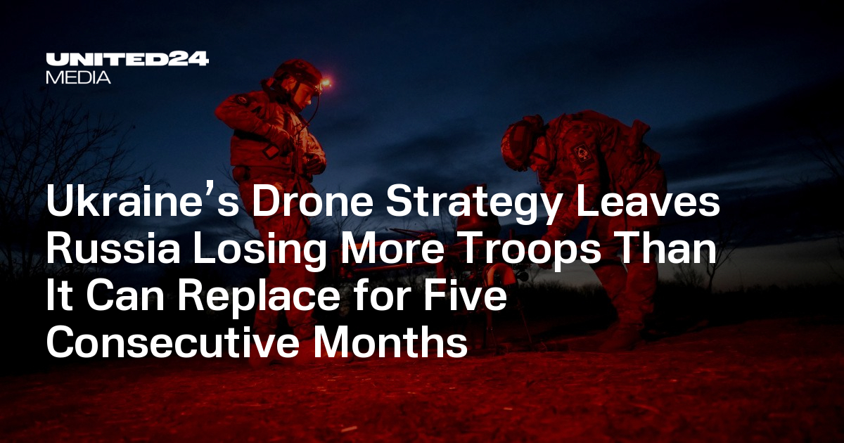Ukraine’s Drone Strategy Leaves Russia Losing More Troops Than It Can Replace for Five Consecutive Months