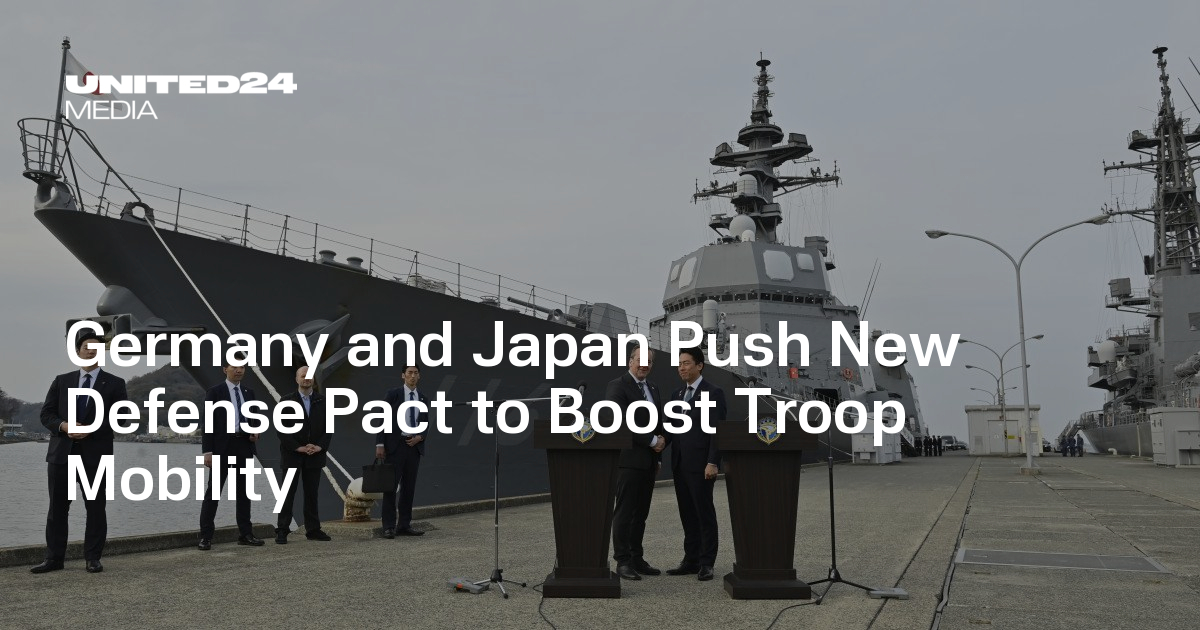 Germany and Japan Push New Defense Pact to Boost Troop Mobility