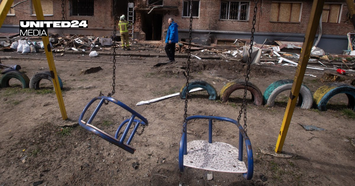 Ukraine Debnuks Russian Claims Kyiv Staged Playground Strike That Killed Kherson Father and Injured Children