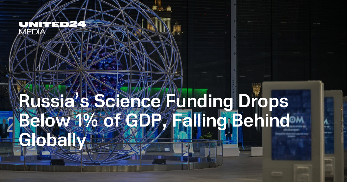 Russia’s Science Funding Drops Below 1% of GDP, Falling Behind Globally