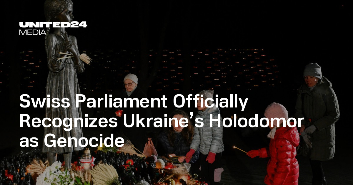 Swiss Parliament Officially Recognizes Ukraine’s Holodomor as Genocide ...