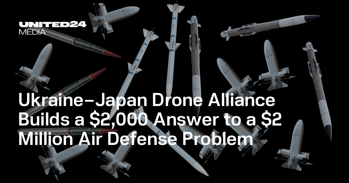 Ukraine–Japan Drone Alliance Builds a $2,000 Answer to a $2 Million Air Defense Problem
