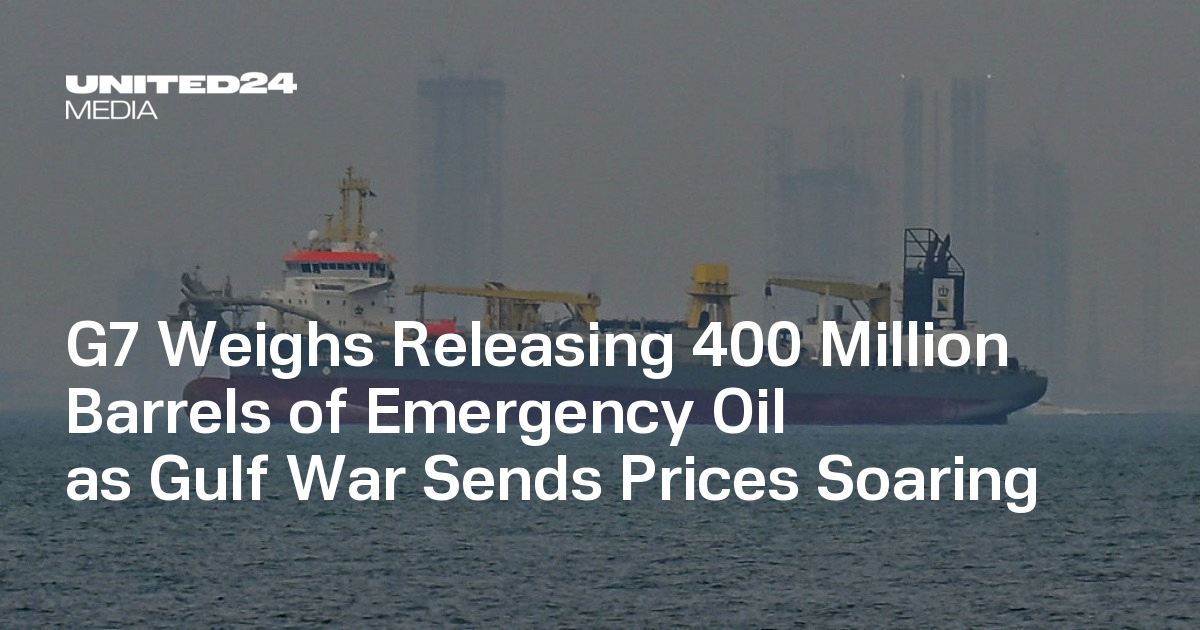 G7 Weighs Releasing 400 Million Barrels of Emergency Oil as Gulf War Sends Prices Soaring