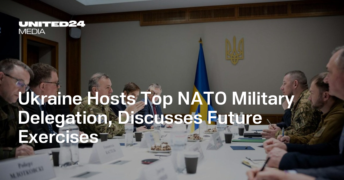 Ukraine Hosts Top NATO Military Delegation, Discusses Future Exercises