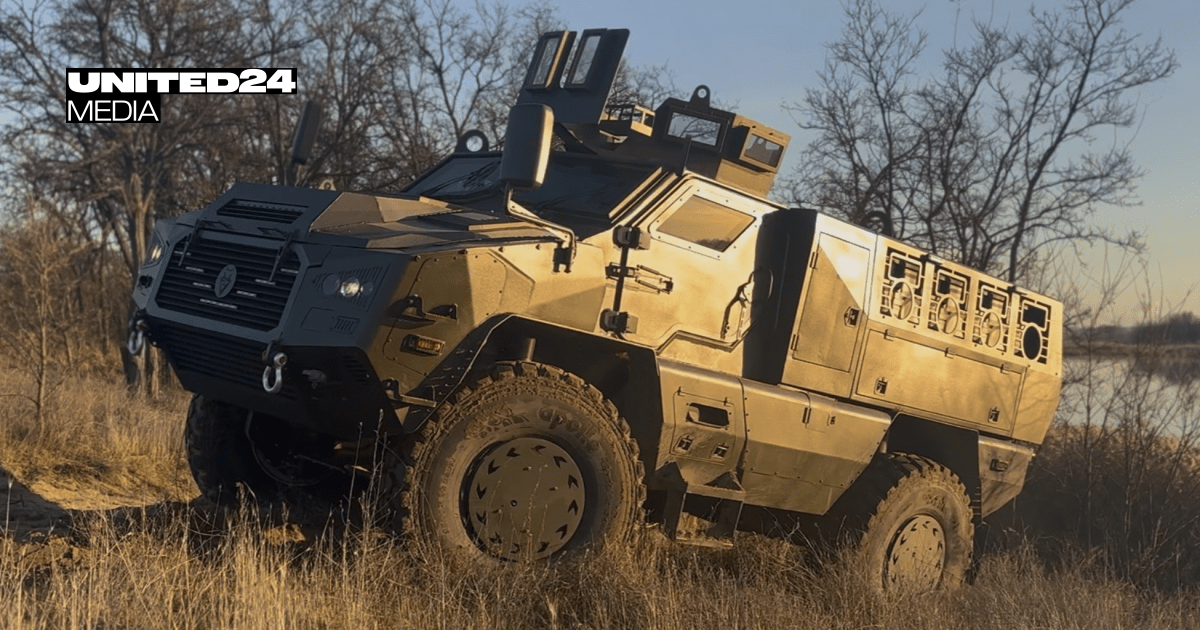 Ukraine Showcases New MAC OWL MRAP Shielded By 10 Anti-Drone Electronic Warfare Modules
