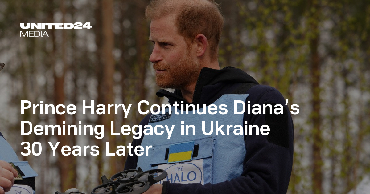 Prince Harry Continues Diana’s Demining Legacy in Ukraine 30 Years Later