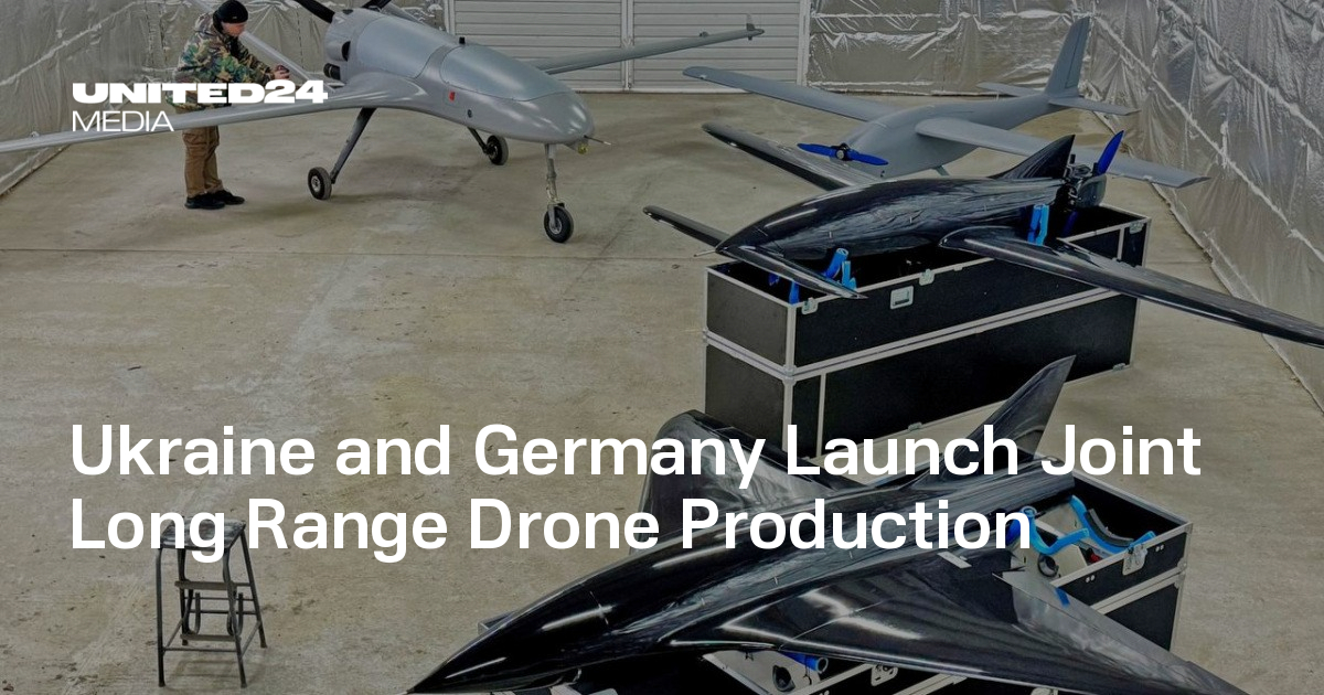 Ukraine and Germany Launch Joint Long Range Drone Production