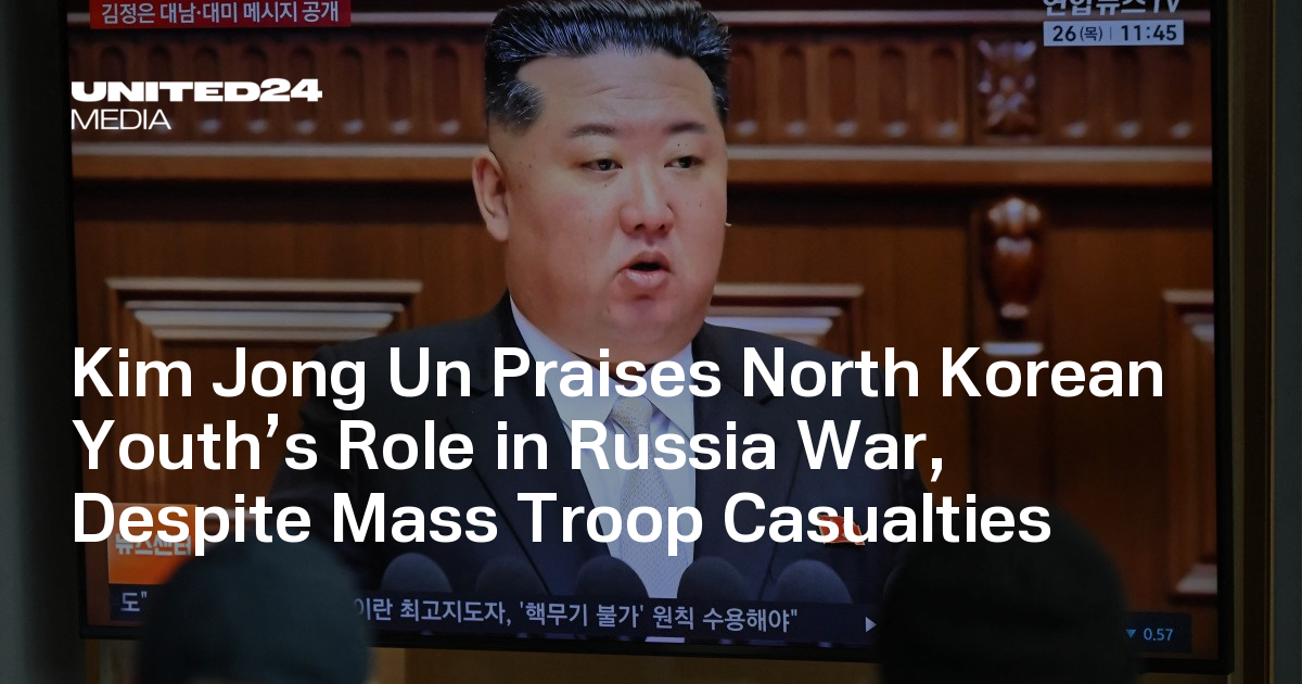 Kim Jong Un Praises North Korean Youth’s Role in Russia War, Despite Mass Troop Casualties