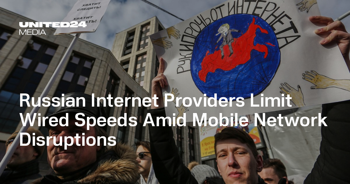 Russian Internet Providers Limit Wired Speeds Amid Mobile Network ...