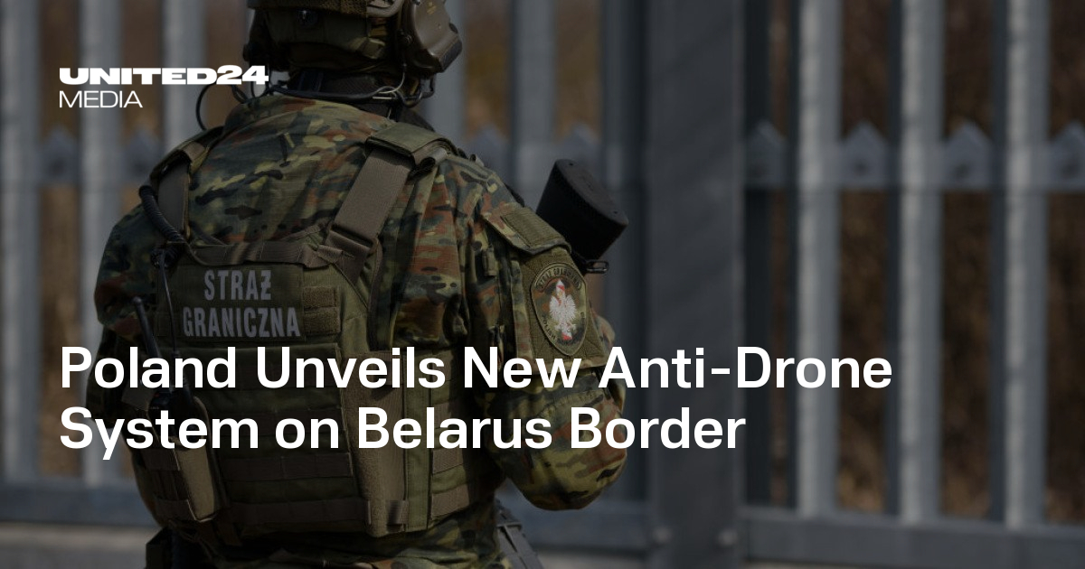 Poland Unveils New Anti-Drone System on Belarus Border
