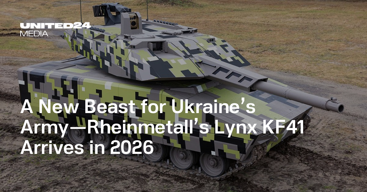 Germany Sends Five Rheinmetall Lynx KF41 Infantry Fighting Vehicles To Ukraine In Early 2026