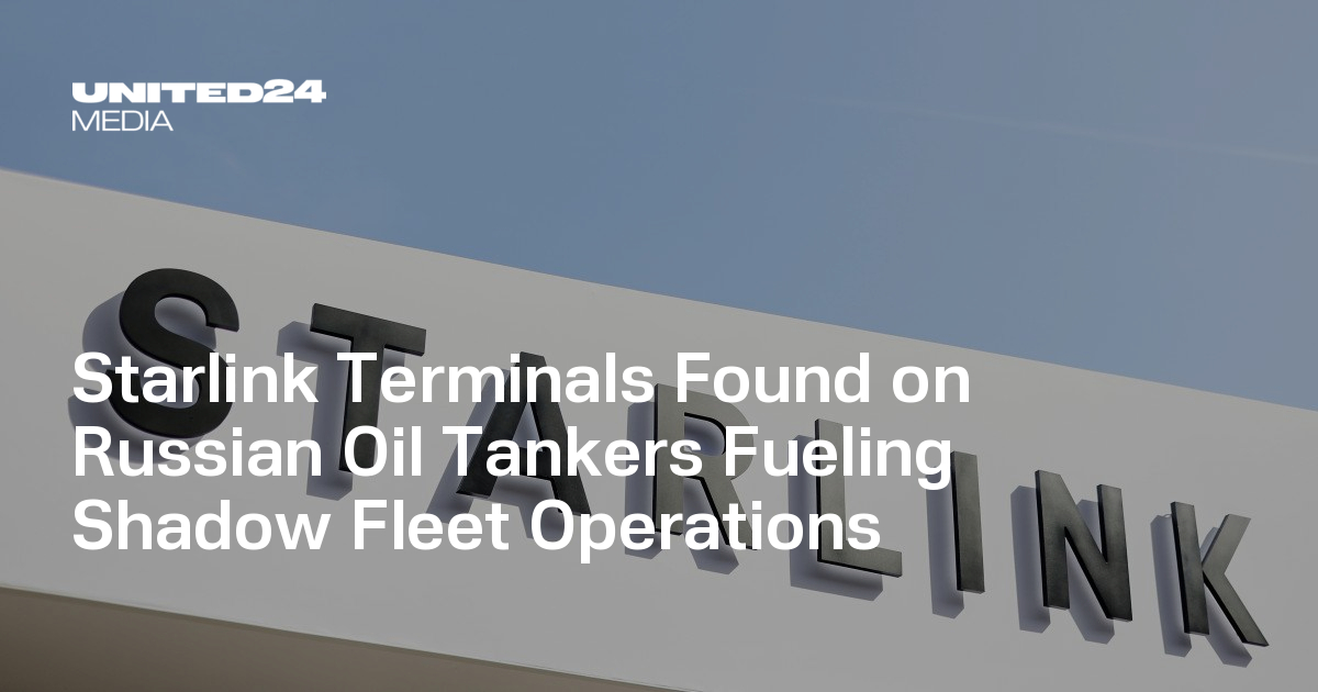 Starlink Terminals Found on Russian Oil Tankers Fueling Shadow Fleet Operations