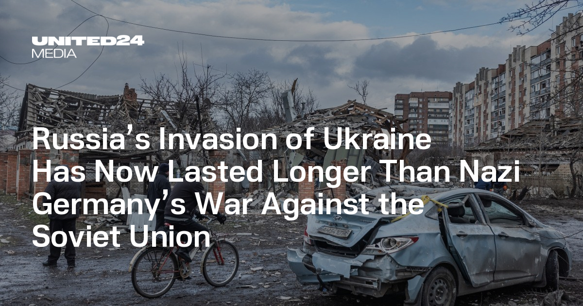 Russia’s Invasion of Ukraine Has Now Lasted Longer Than Nazi Germany’s War Against the Soviet Union
