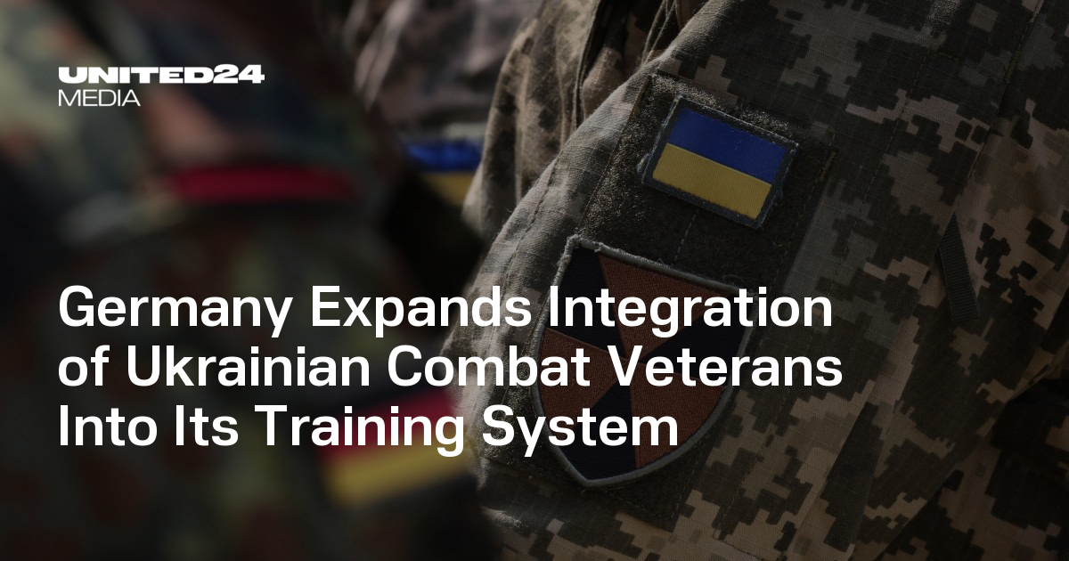 Germany Expands Integration of Ukrainian Combat Veterans Into Its Training System