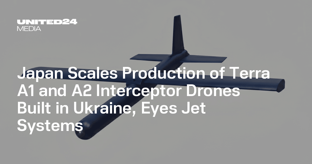 Japan Scales Production of Terra A1 and A2 Interceptor Drones Built in Ukraine, Eyes Jet Systems