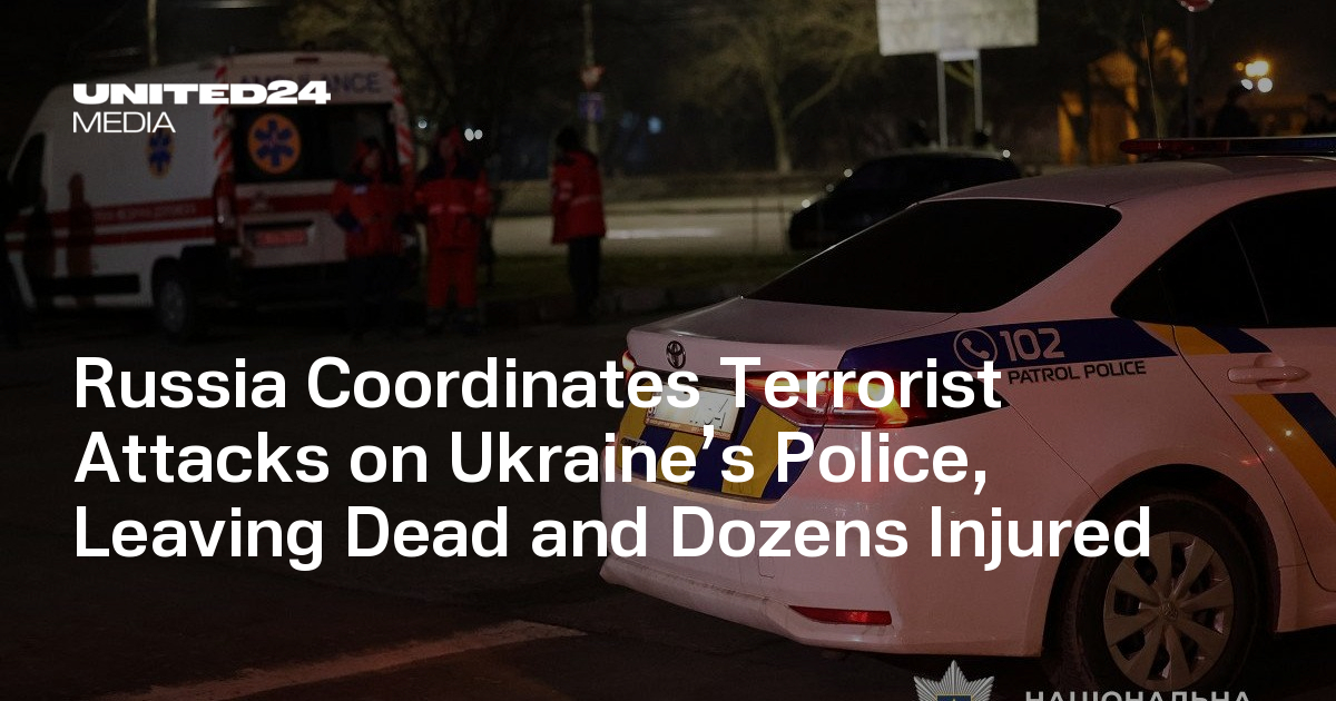 Russia Coordinates Terrorist Attacks on Ukraine’s Police, Leaving Dead and Dozens Injured
