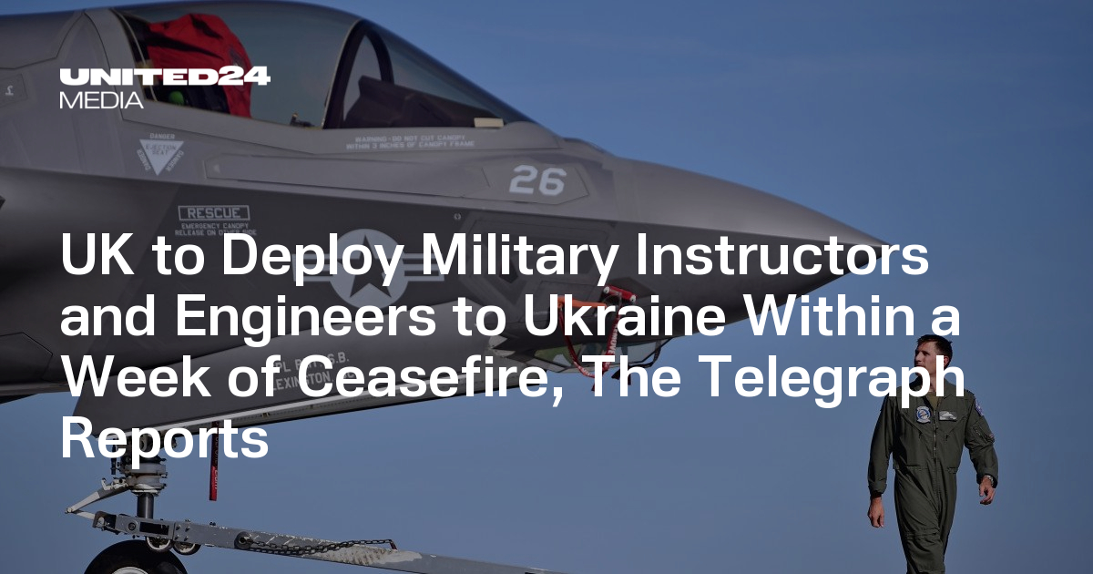 UK to Deploy Military Instructors and Engineers to Ukraine Within a ...