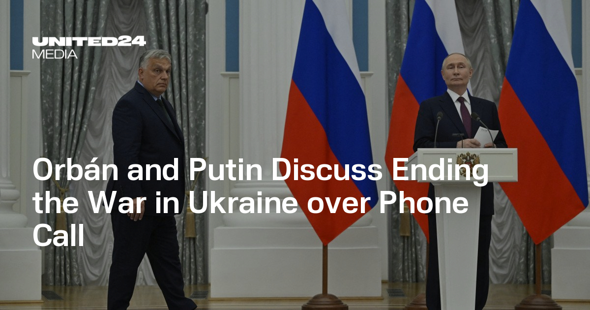 Orbán and Putin Discuss Ending the War in Ukraine Over Phone Call ...
