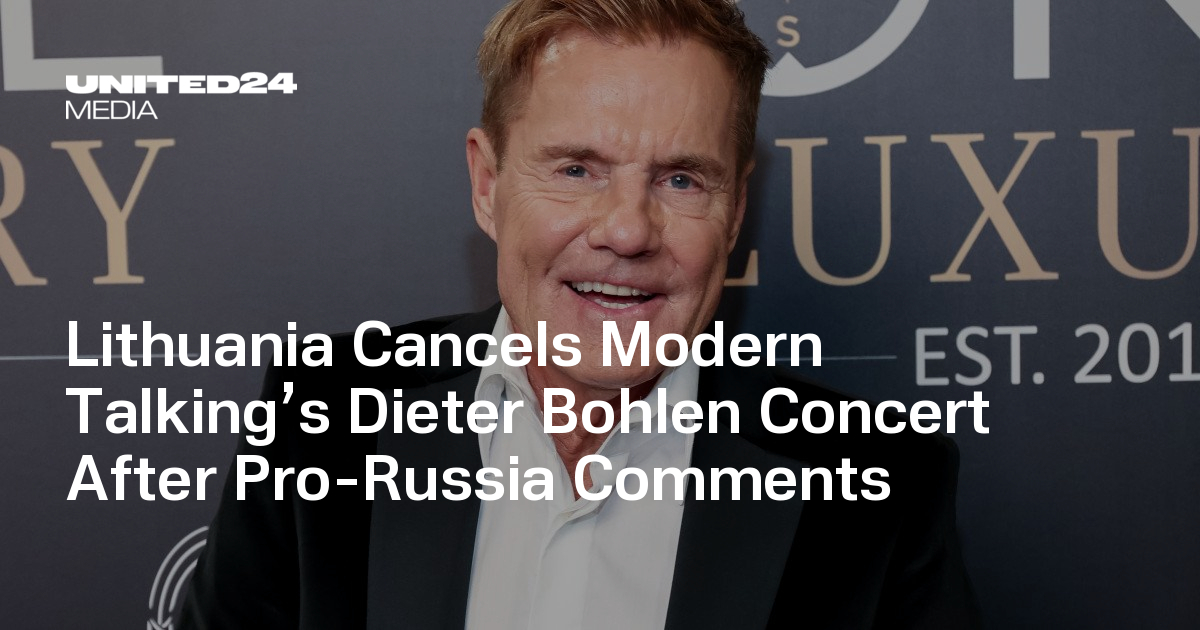 Lithuania Cancels Modern Talking’s Dieter Bohlen Concert After Pro-Russia Comments