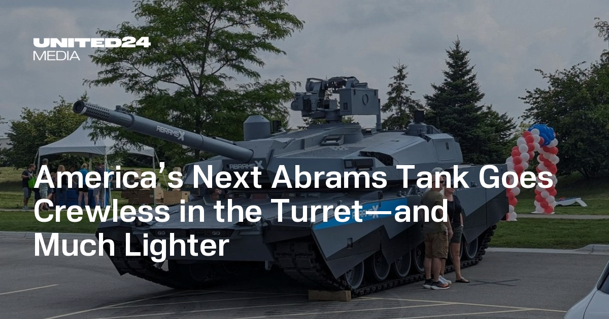 America’s Next Abrams Tank Goes Crewless in the Turret—and Much Lighter ...