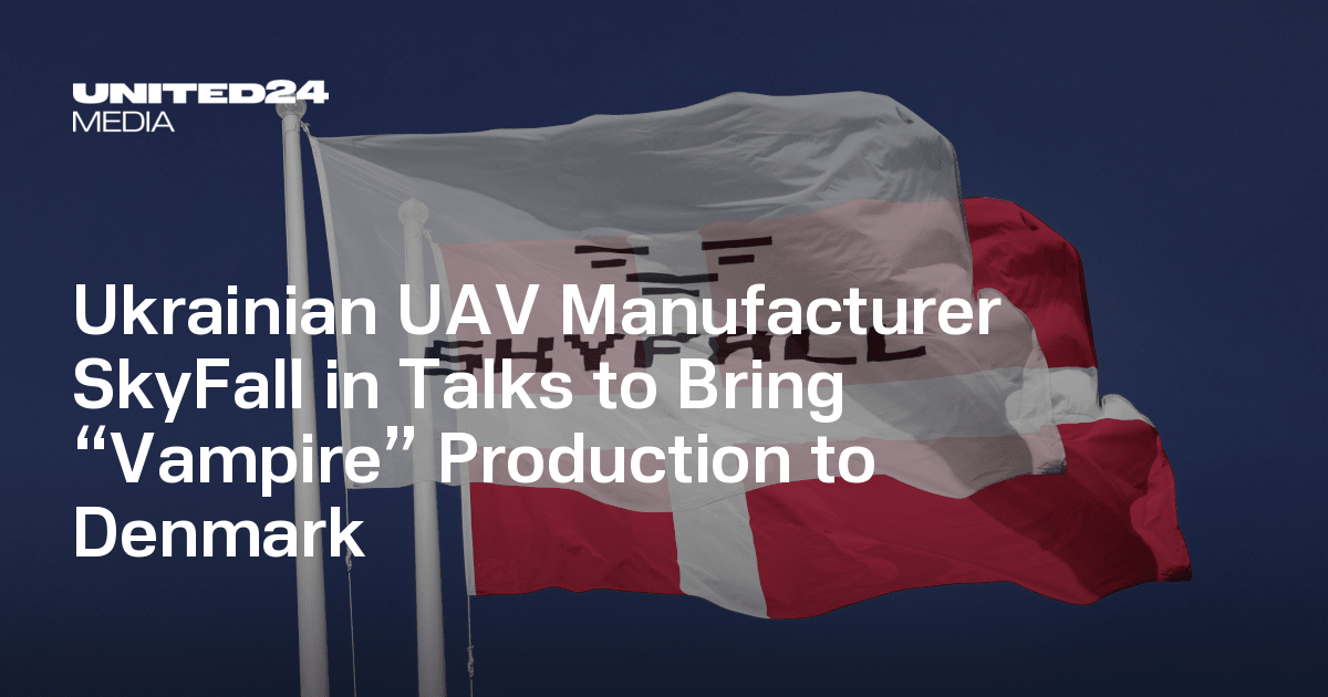 Ukrainian UAV Manufacturer SkyFall in Talks to Bring “Vampire” Production to Denmark