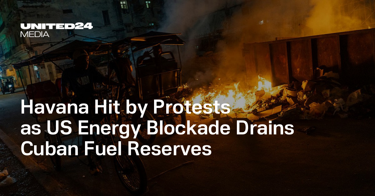 Havana Hit by Protests as US Energy Blockade Drains Cuban Fuel Reserves