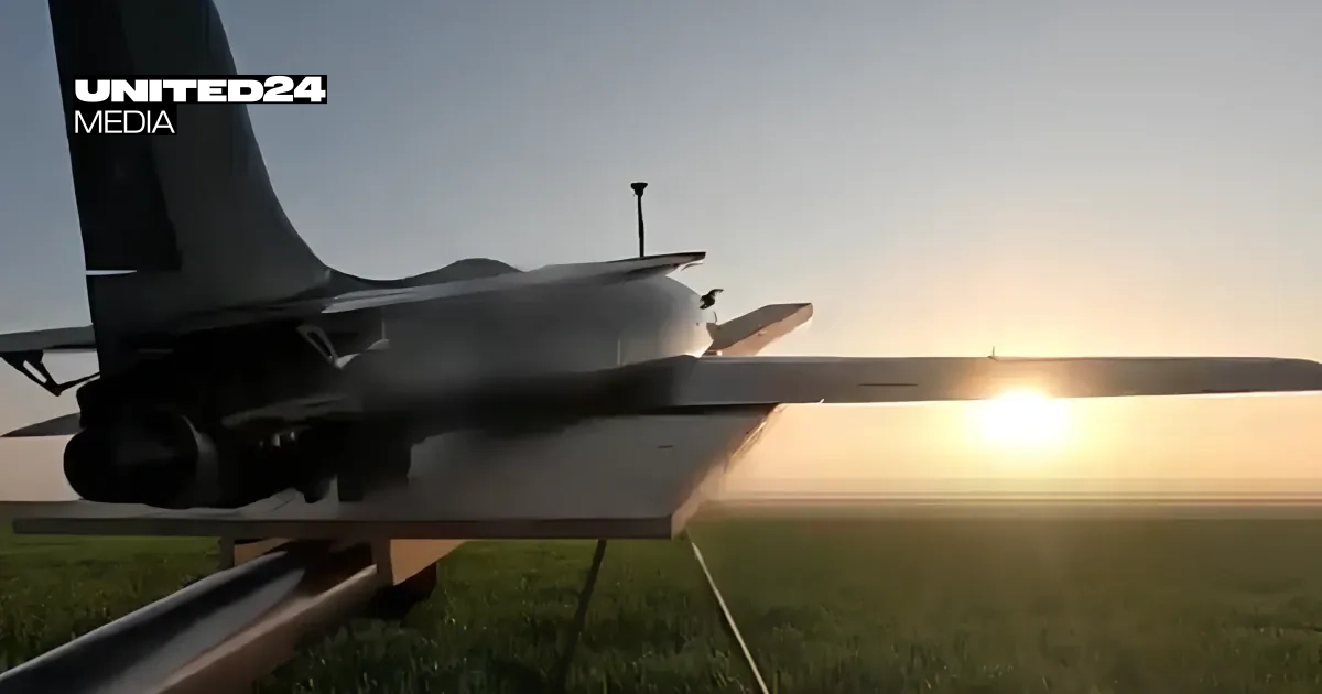 Ukrainian-British Jet-Powered Griffen Interceptor Drone Destroys Shahed for the First Time, Video
