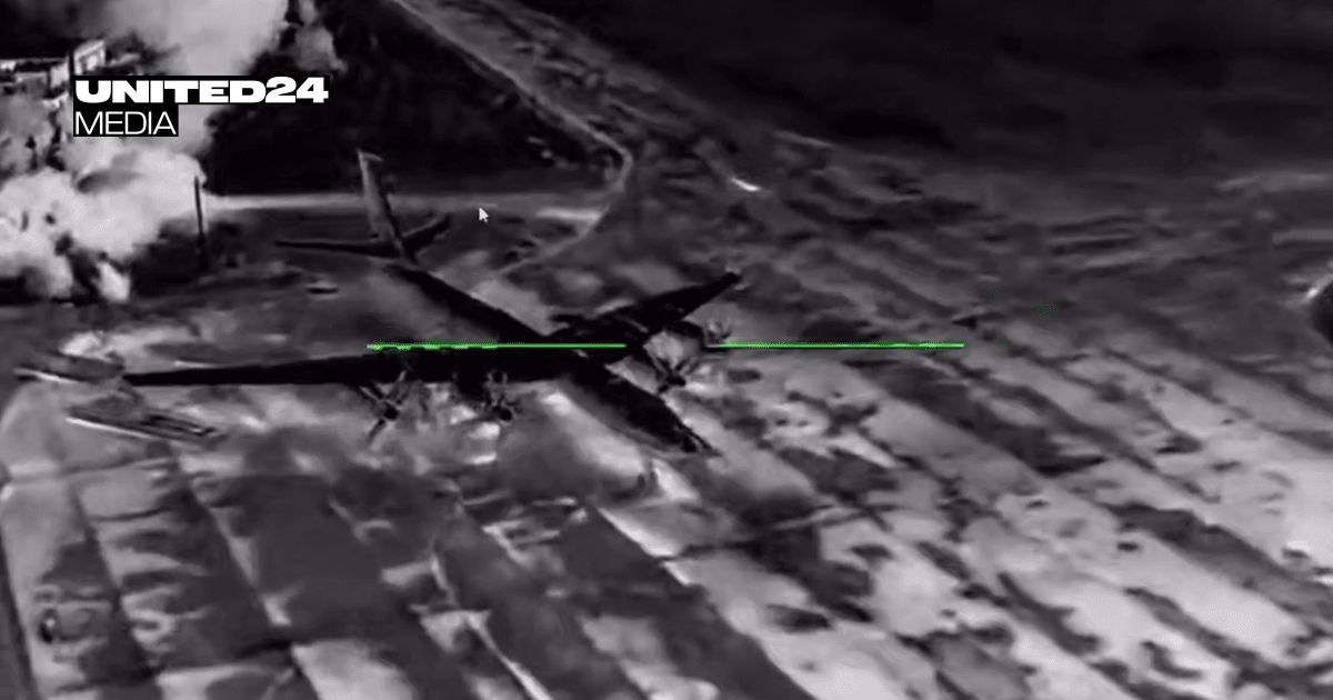 Ukraine Knocks Out Two Russian Tu-142 “Submarine Hunter” Aircraft Near Taganrog, Video