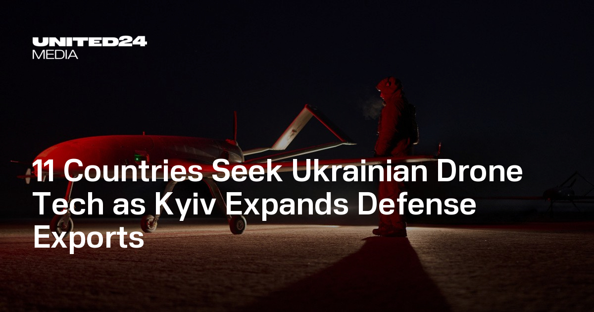 11 Countries Seek Ukrainian Drone Tech as Kyiv Expands Defense Exports