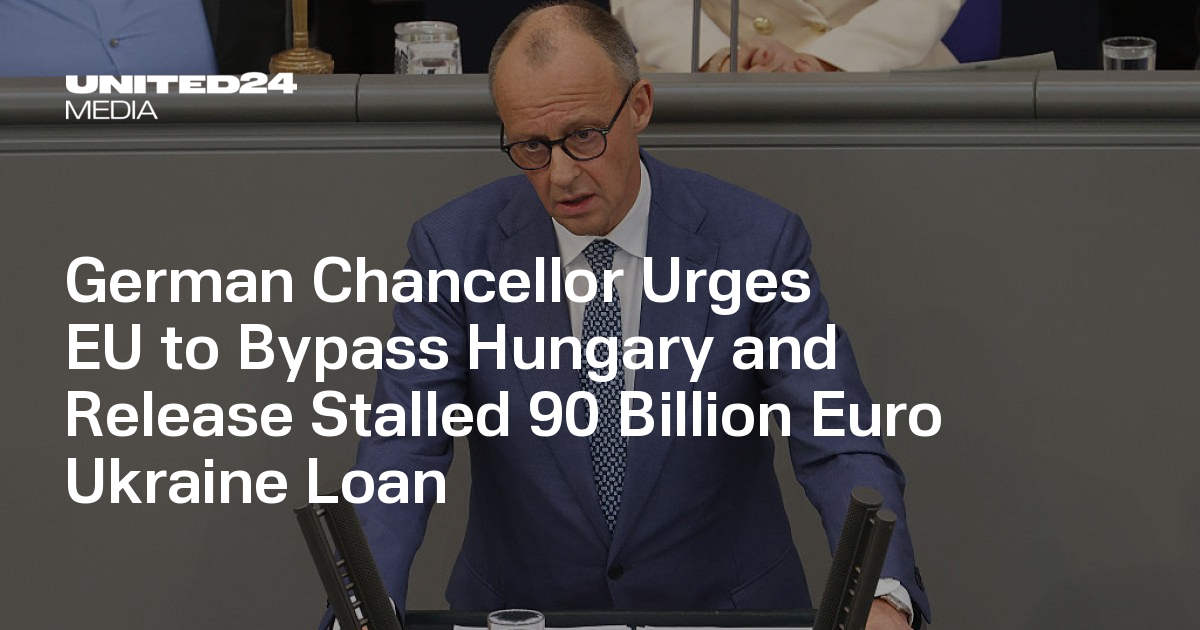 German Chancellor Urges EU to Bypass Hungary and Release Stalled 90 Billion Euro Ukraine Loan