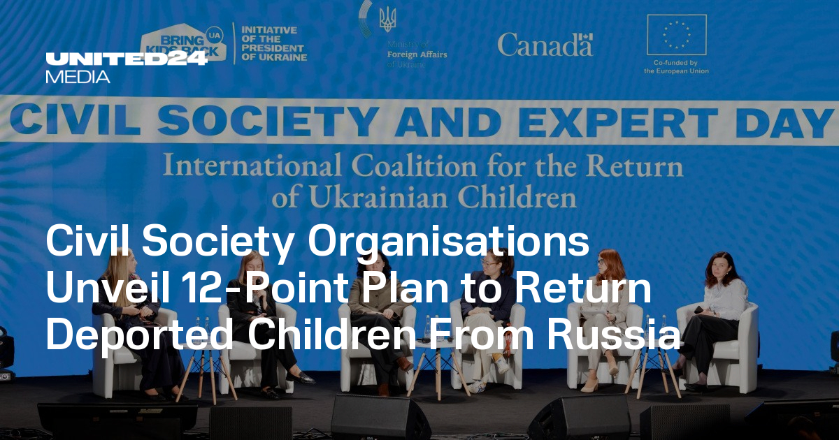Civil Society Organisations Unveil 12-Point Plan to Return Deported Children From Russia