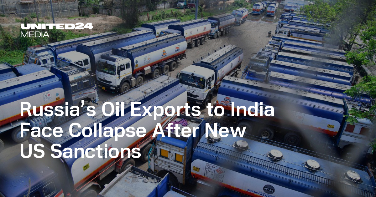 Russia’s Oil Exports to India Face Collapse After New US Sanctions