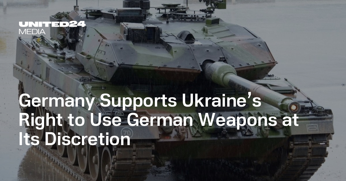 German In Ukraine Germany Supports Ukraine’s Right to Use German Weapons at Its ...