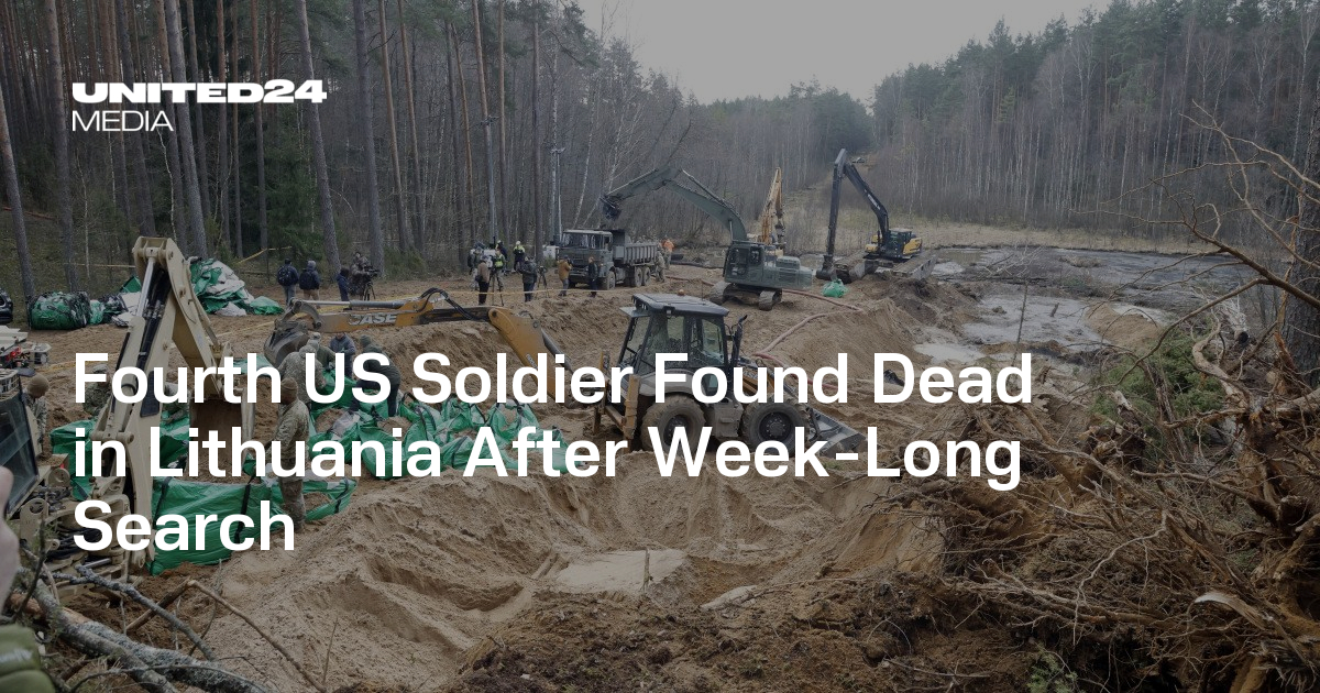 Fourth US Soldier Found Dead in Lithuania After Week-Long Search ...
