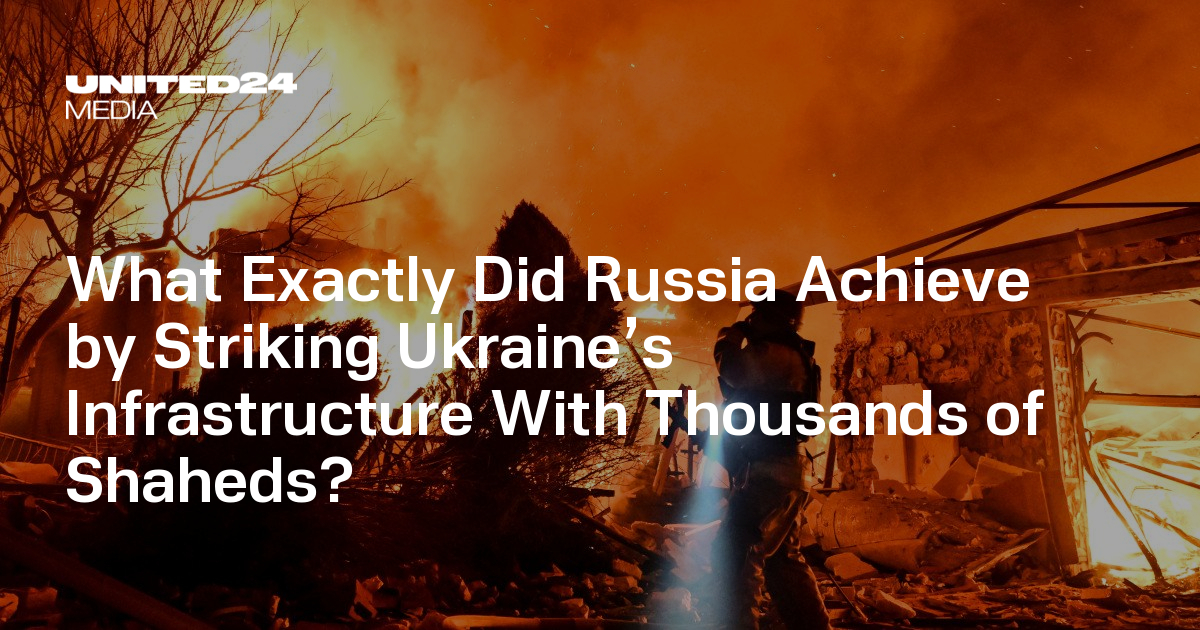 What Exactly Did Russia Achieve by Striking Ukraine’s Infrastructure With Thousands of Shaheds?