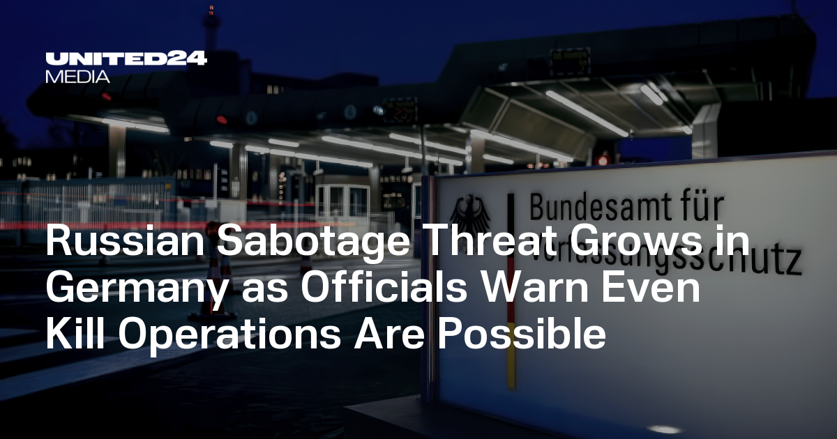 Russian Sabotage Threat Grows in Germany as Officials Warn Even Kill Operations Are Possible
