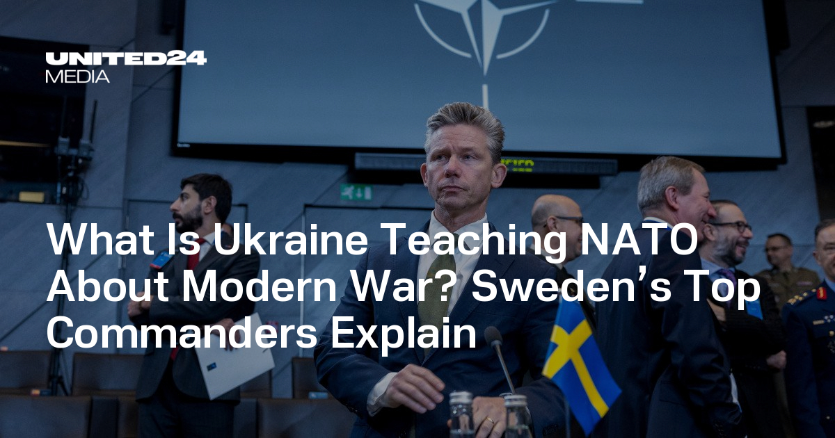 What Is Ukraine Teaching NATO About Modern War? Sweden’s Top Commanders Explain