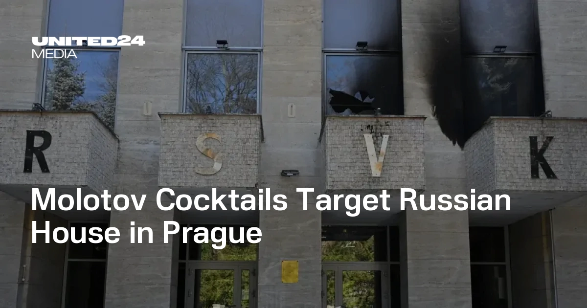 Molotov Cocktails Target Russian House in Prague