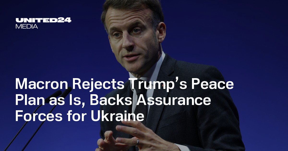 Macron odmieta Trumpov mierový plán a navrhuje bezpečnostné sily pre Ukrajinu