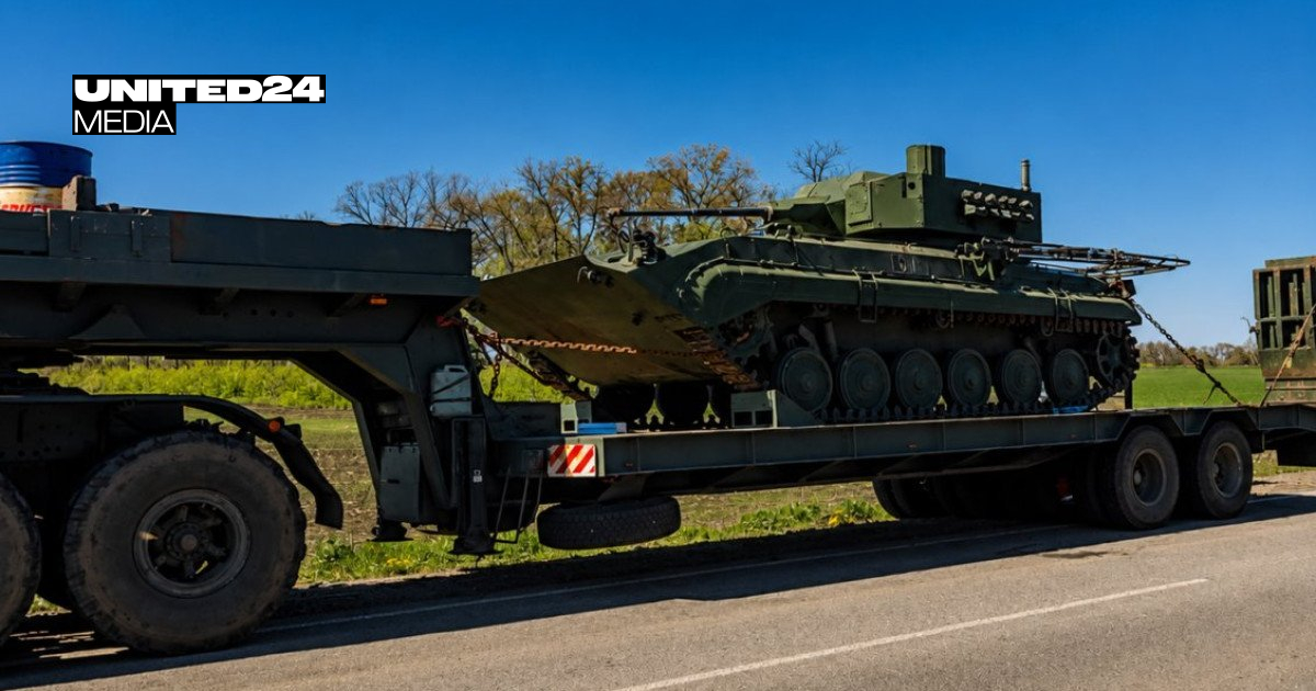 Ukraine Reveals First BMP Armed With Spain’s Guardian 30 Combat Turret