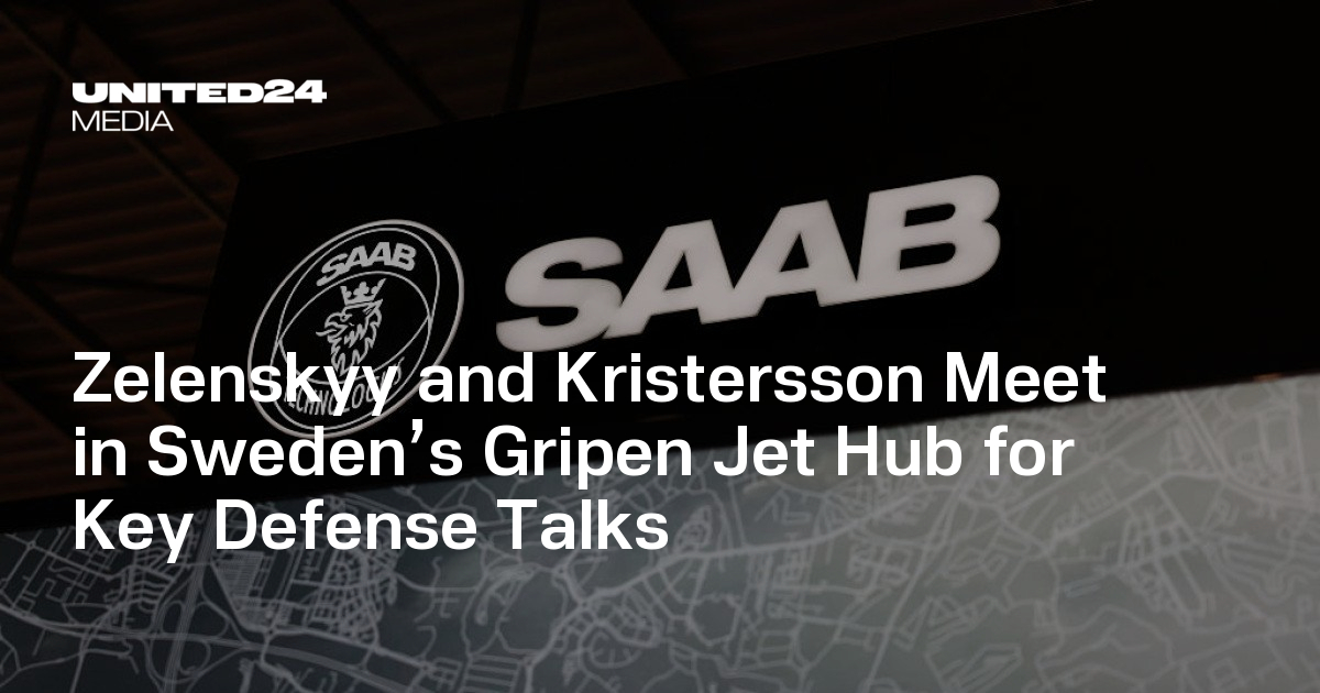 Zelenskyy and Kristersson Meet in Sweden’s Gripen Jet Hub for Key Defense Talks