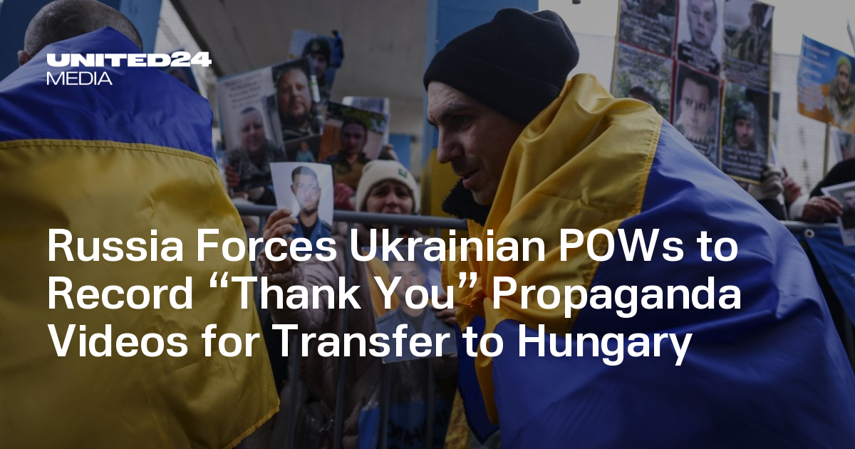 Russia Forces Ukrainian POWs to Record “Thank You” Propaganda Videos ...